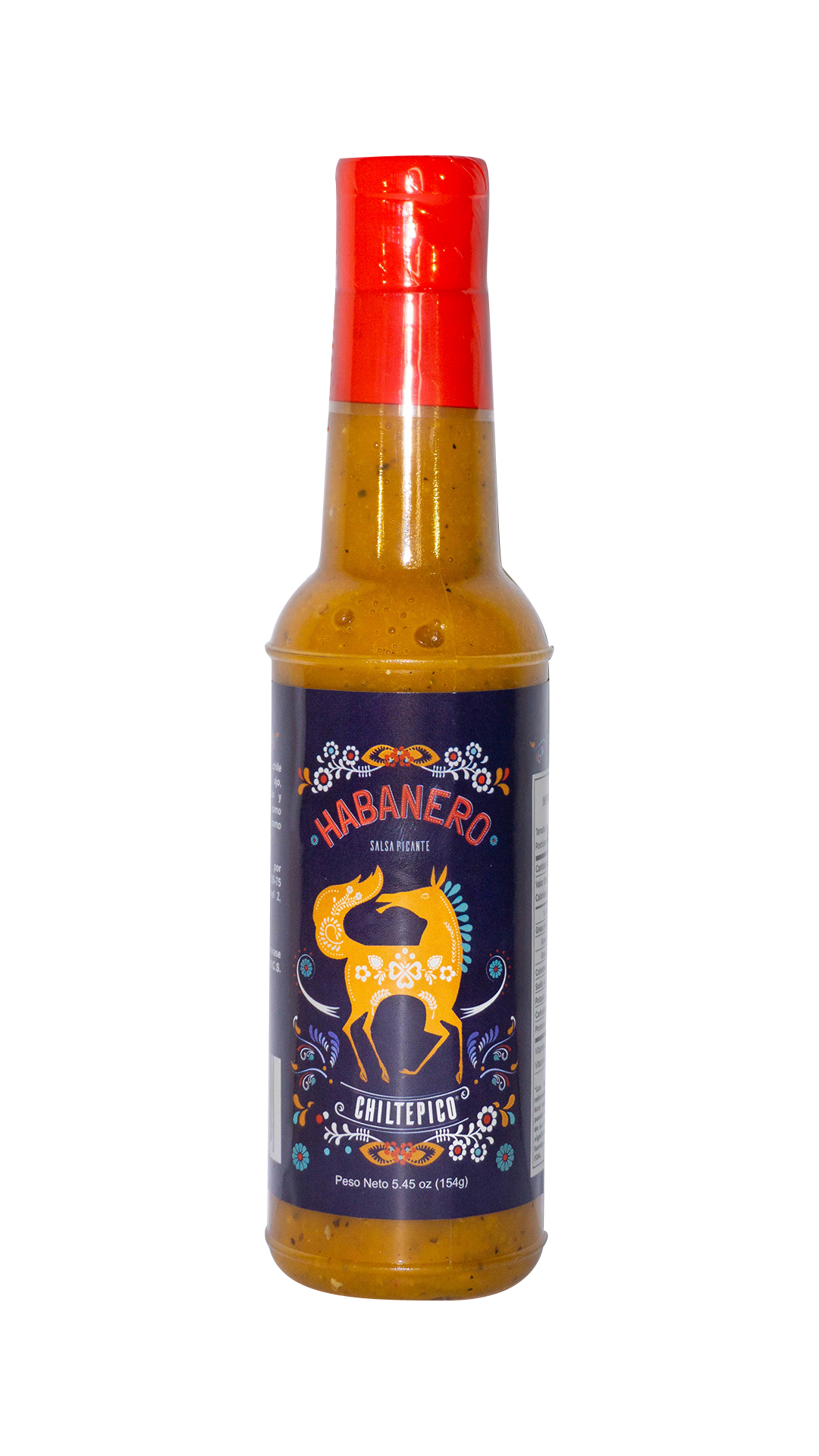 CHILTEPICO Artisanal Hot Sauce - Chili Habanero 5oz - (Pack of 3)