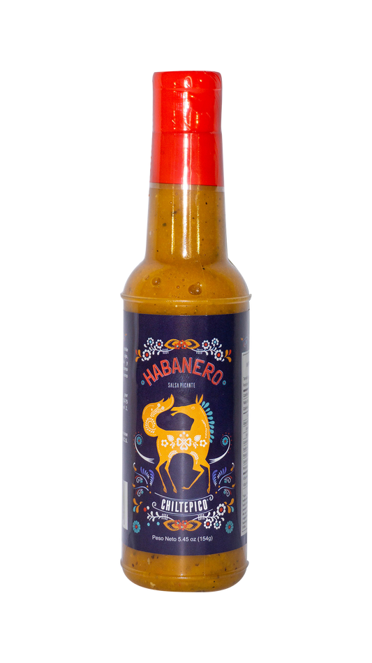 CHILTEPICO Artisanal Hot Sauce - Chili Habanero 5oz - (Pack of 3)