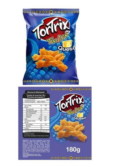 TorTrix Twist Queso Cheese-Flavored - 3 Pack