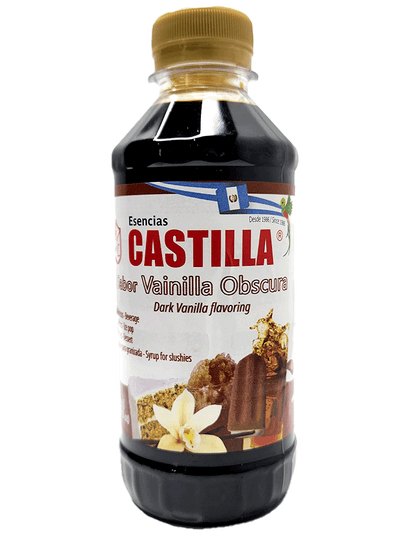 CASTILLA Sugar Free Dark Vanilla Flavor Concentrate - 8.5oz (Pack of 2)