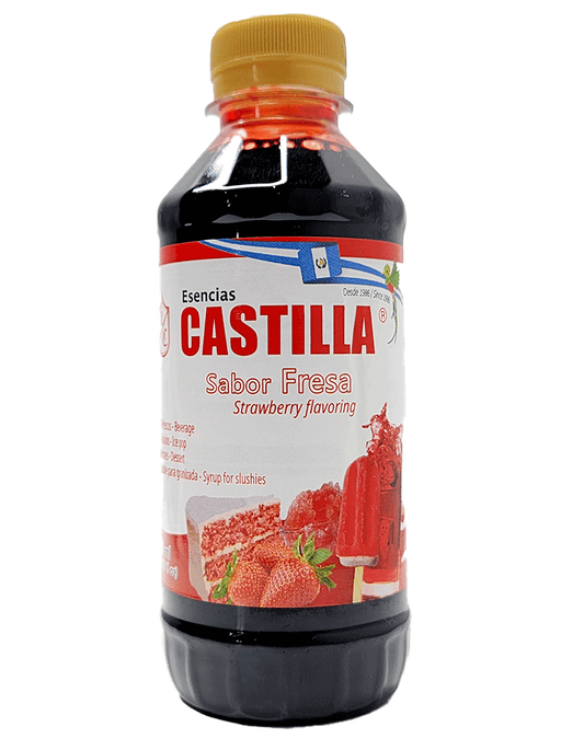 CASTILLA Sugar Free Strawberry Flavor Concentrate - 8.5oz (Pack of 2)