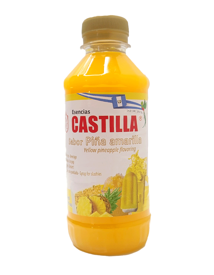 CASTILLA Sugar Free Yellow Pineapple Flavor Concentrate - 8.5oz (Pack of 2)