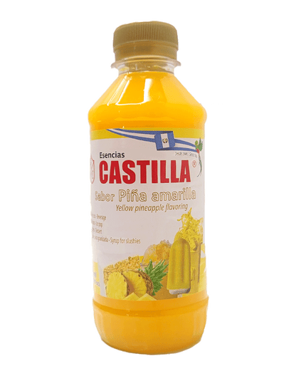 CASTILLA Sugar Free Yellow Pineapple Flavor Concentrate - 8.5oz (Pack of 2)