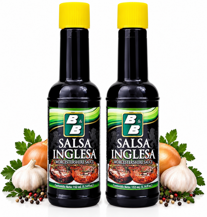 ByB - English Worcestershire Sauce 152Ml - (Pack of 2)
