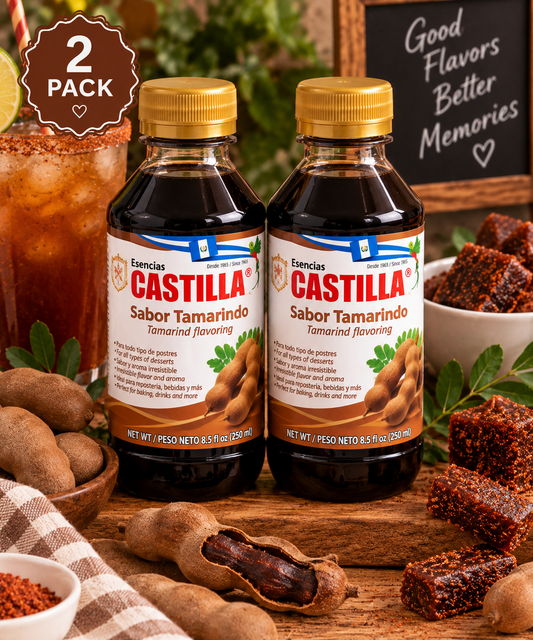 CASTILLA Sugar Free Tamarind Flavor Concentrate - 8.5oz (Pack of 2)