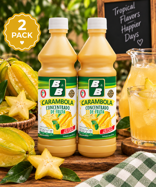 *New* Concentrado de Carambola 22.7oz B&B (Pack of 2)