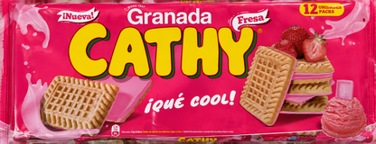 CATHY Galletas Strawberry (Pack of 2)