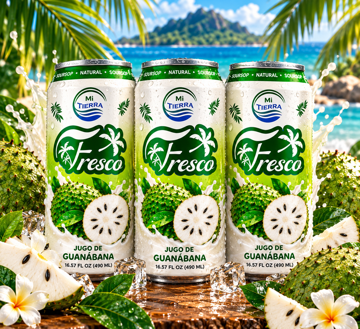 *NEW* Mi Tierra Natural Juices 16.57oz - Guanábana Soursop