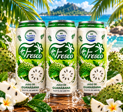 *NEW* Mi Tierra Natural Juices 16.57oz - Guanábana Soursop