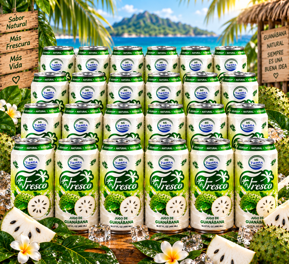 *NEW* Mi Tierra Natural Juices 16.57oz - Guanábana Soursop