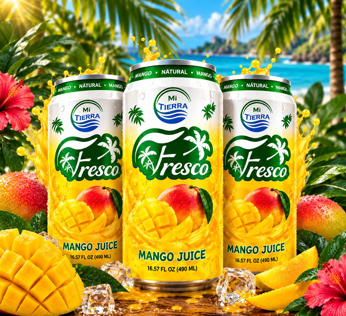 *NEW* Mi Tierra Natural Juices 16.57oz- Mango