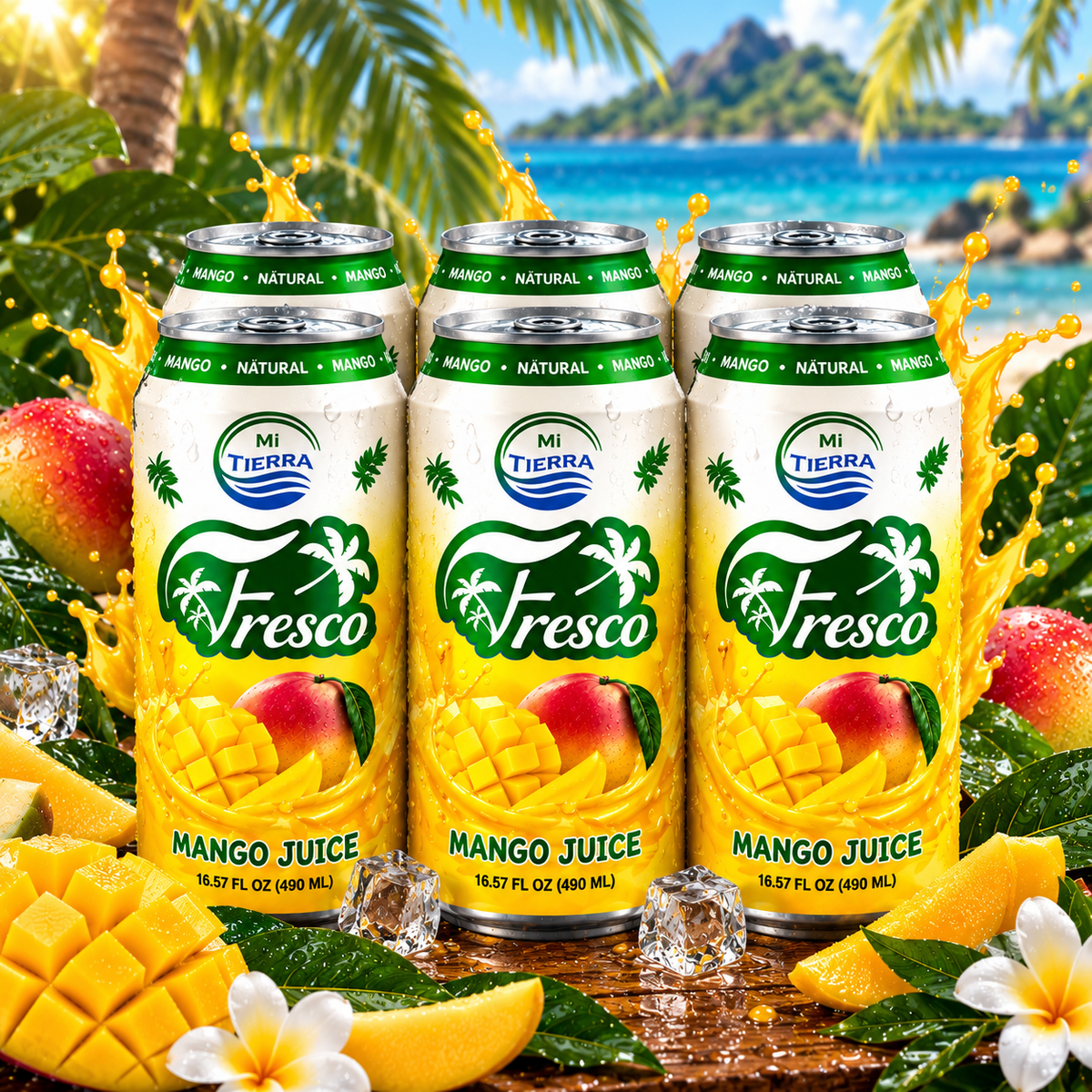 *NEW* Mi Tierra Natural Juices 16.57oz- Mango