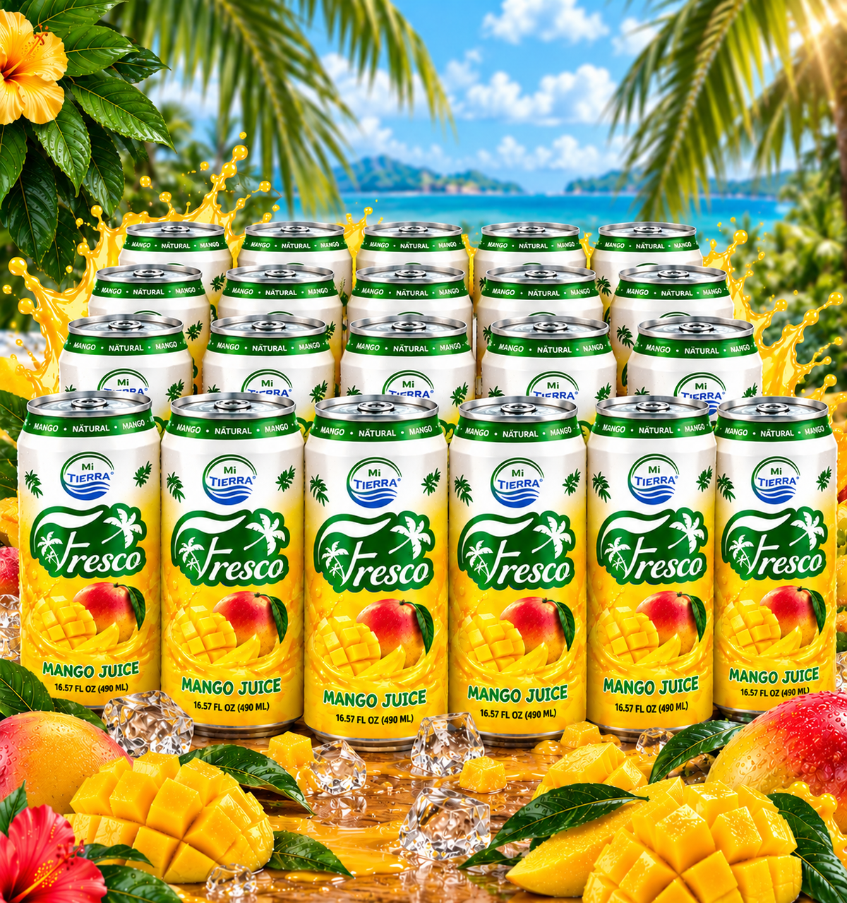 *NEW* Mi Tierra Natural Juices 16.57oz- Mango