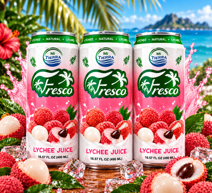 *NEW* Mi Tierra Natural Juices 16.57oz - Lychee