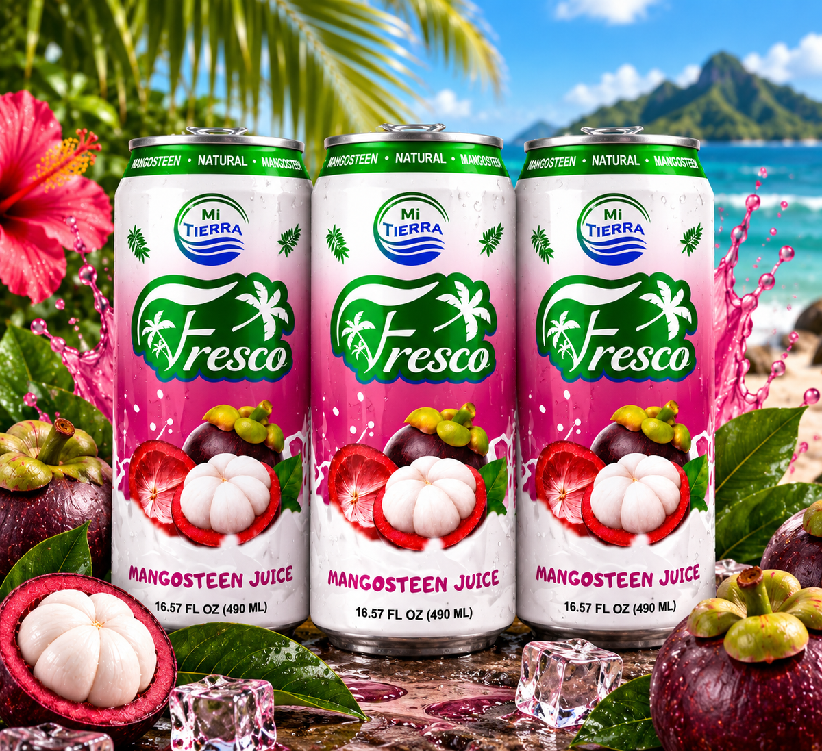 *NEW* Mi Tierra Natural Juices 16.57oz - Mangosteen