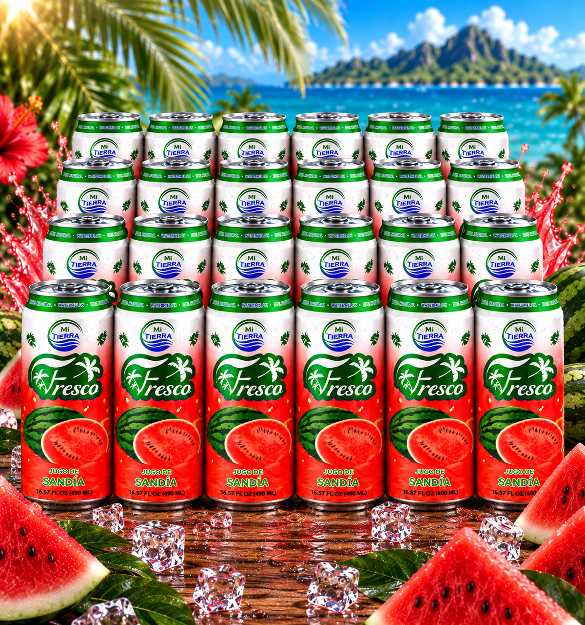 *NEW* Mi Tierra Natural Juices 16.57oz- Watermelon