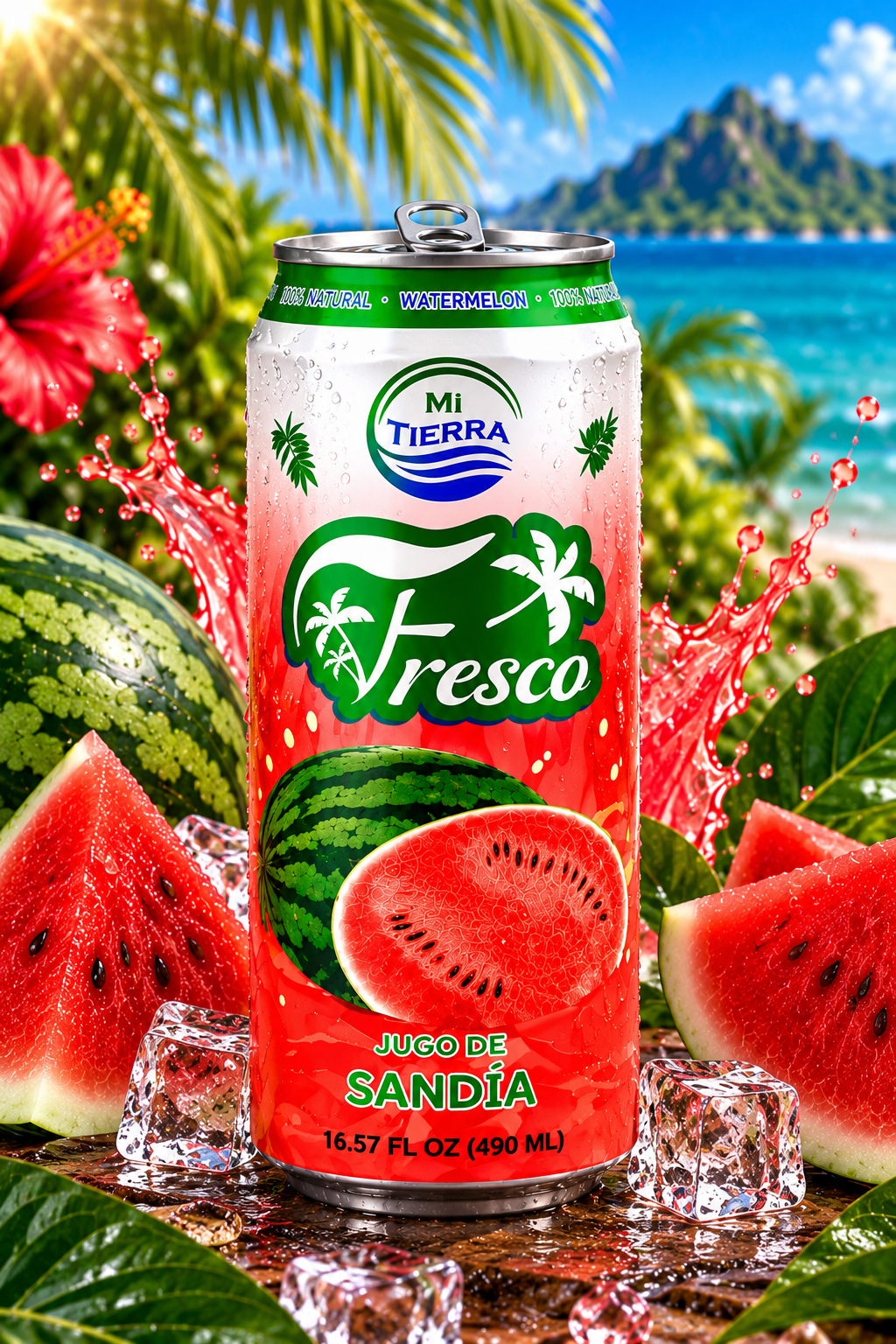 *NEW* Mi Tierra Natural Juices 16.57oz- Watermelon