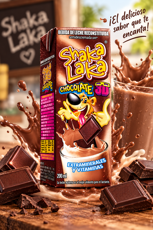 *NEW* Shaka Laka Chocolate Flavored Milk Drink Juice Box