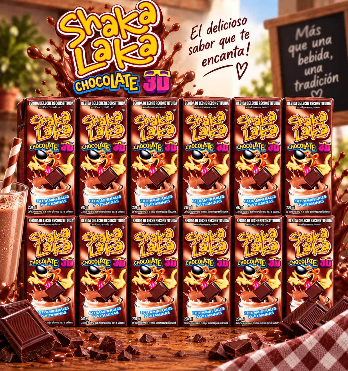 *NEW* Shaka Laka Chocolate Flavored Milk Drink Box