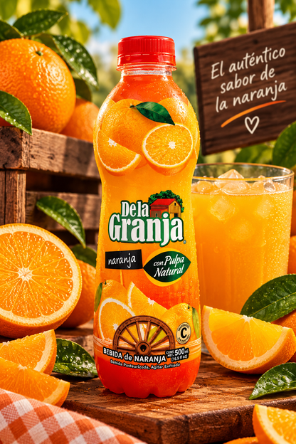 *New* Jugo de la Granja Orange Juice 500ml