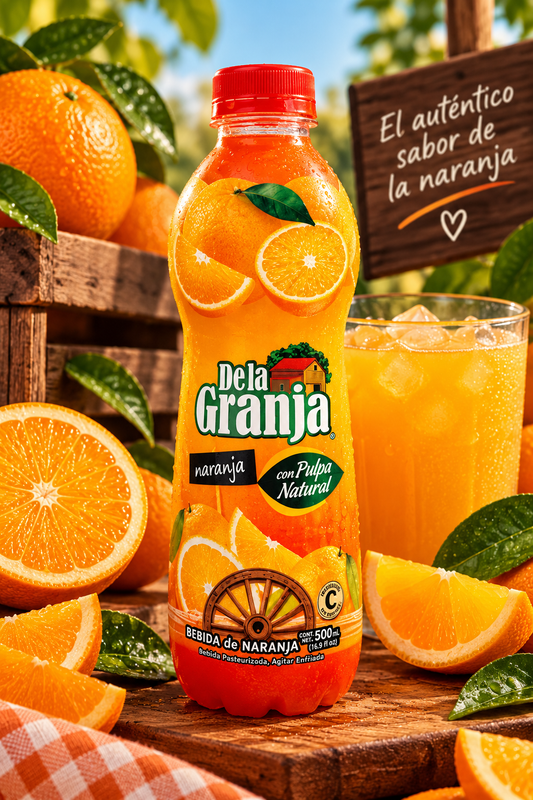 *New* Jugo de la Granja Orange Juice 500ml