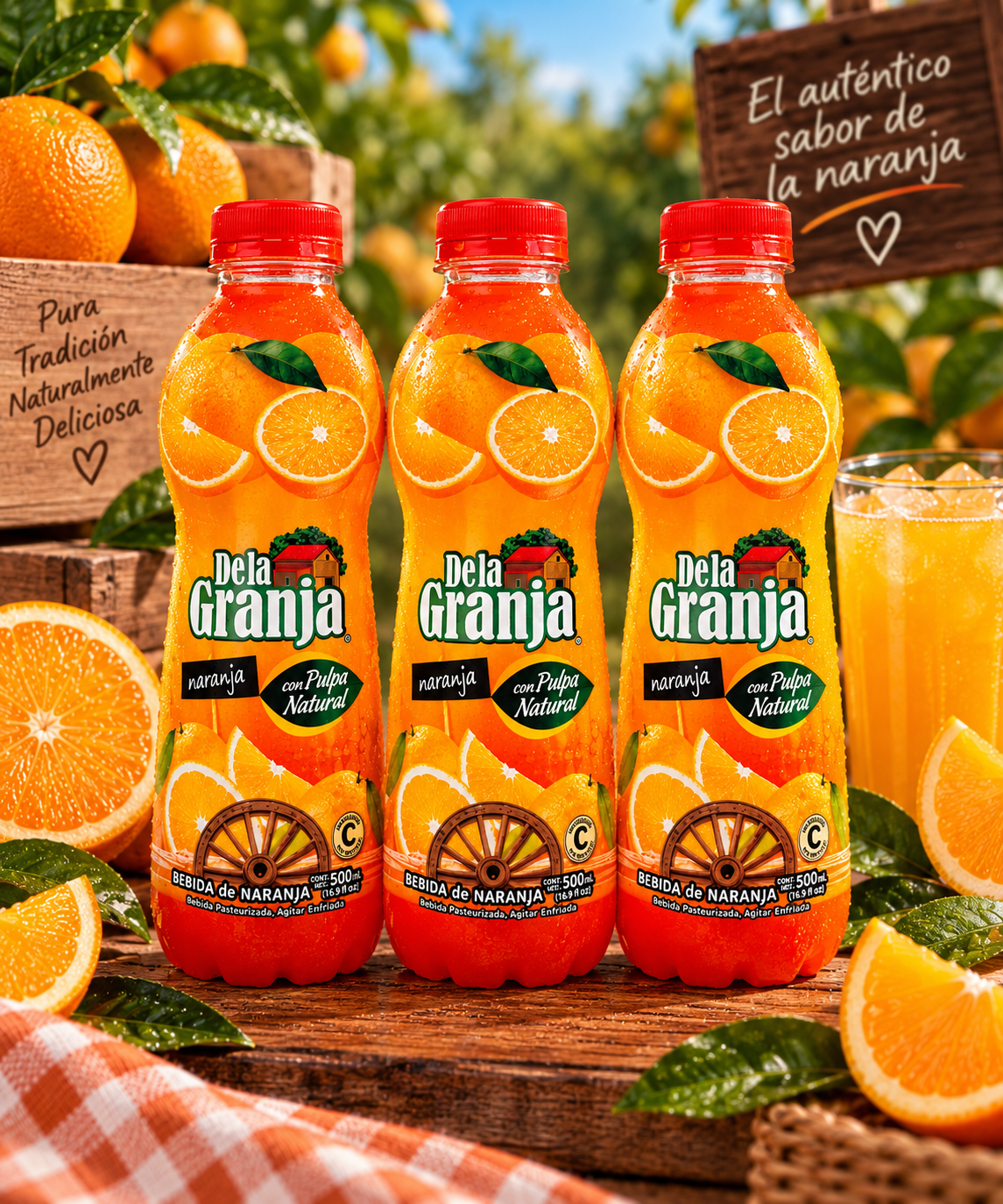 *New* Jugo de la Granja Orange Juice 500ml