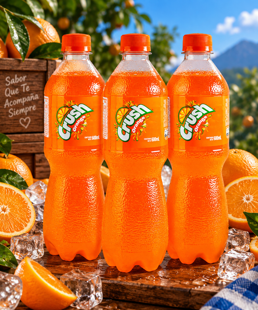 Soda Orange Crush 600ml - Pack of 3