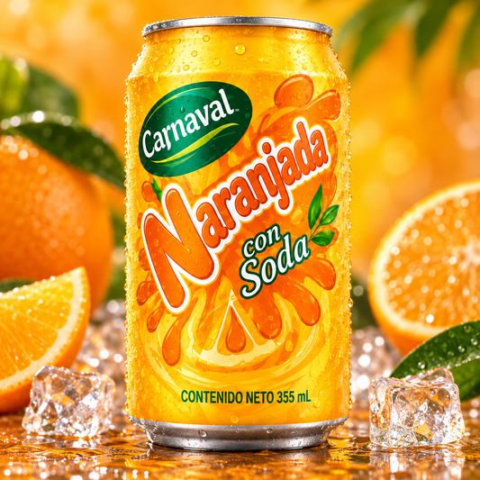 Carnaval Naranjada con Soda | Orange Drink Soda