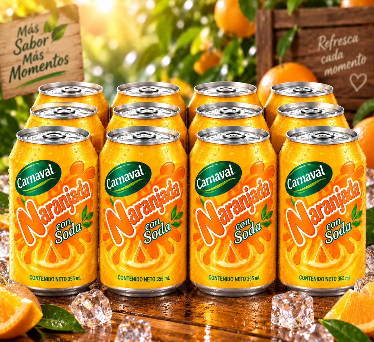 Carnaval Naranjada con Soda | Orange Drink Soda