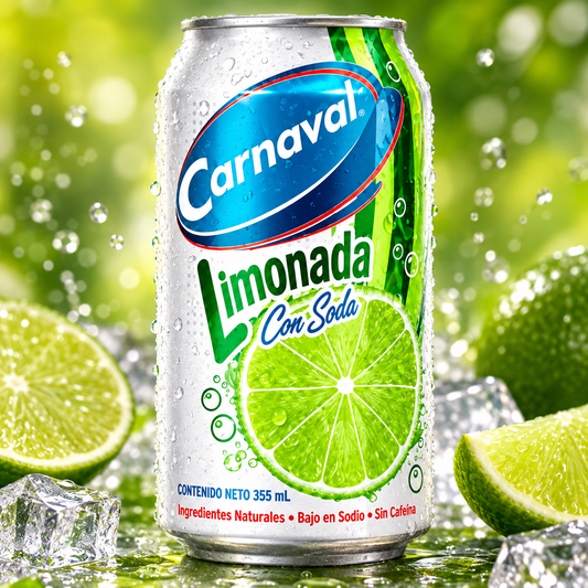 Carnaval Limonada con Soda | Sparkling Lime Soda