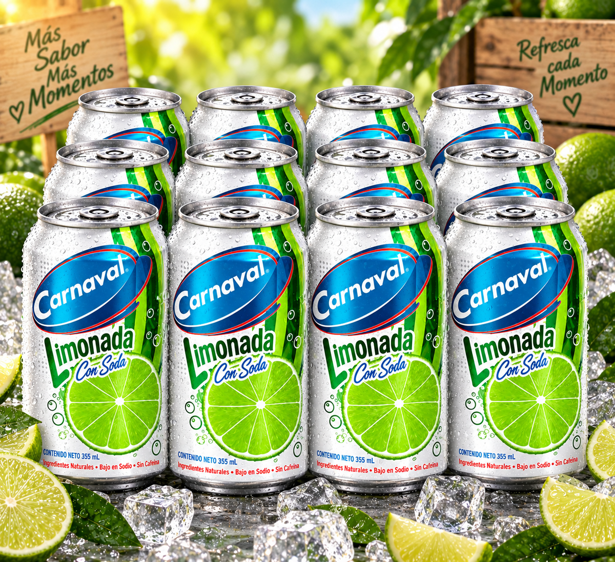 Carnaval Limonada con Soda | Sparkling Lime Soda