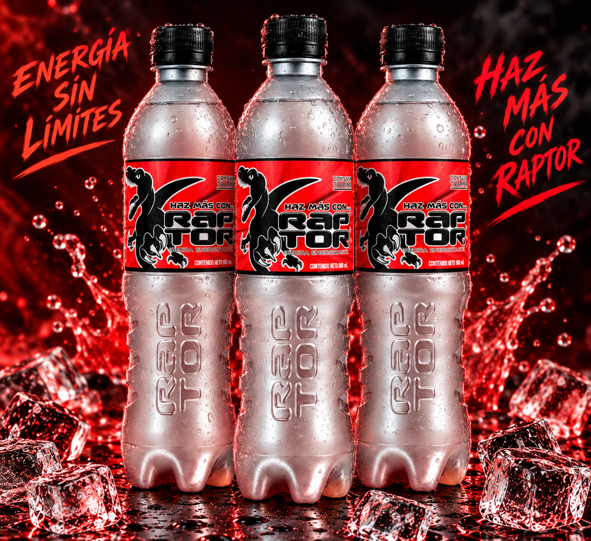 Raptor Energy Drink 600ml - Fruit Punch