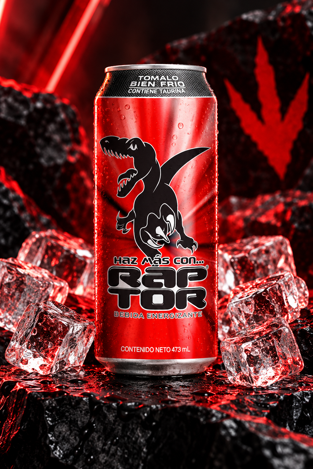 Raptor Energy Drink 16oz 473ml - Fruit Punch