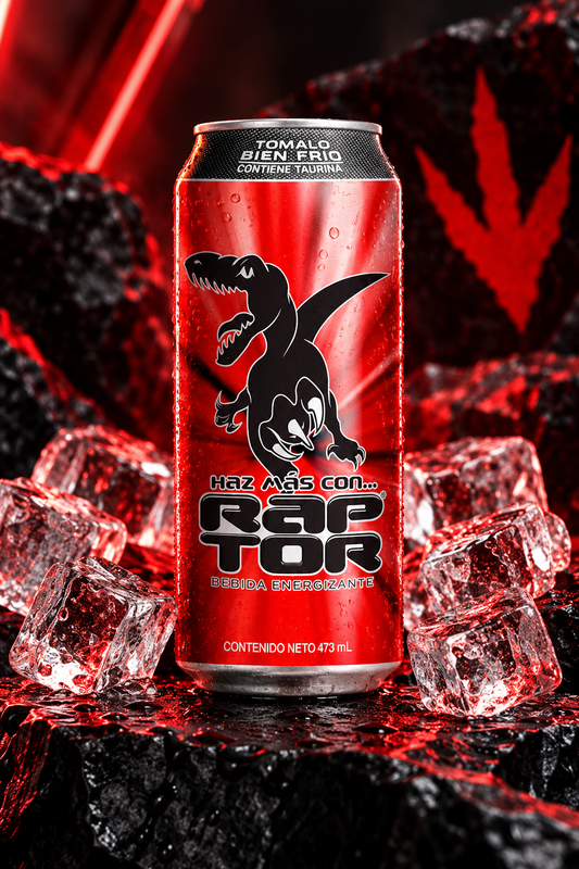 Raptor Energy Drink 16oz 473ml - Fruit Punch
