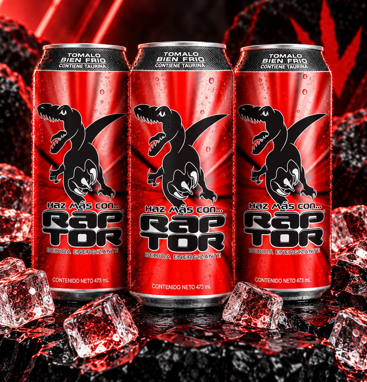 Raptor Energy Drink 16oz 473ml - Fruit Punch
