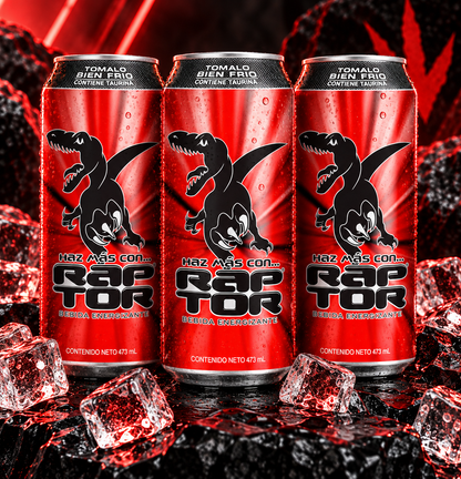 Raptor Energy Drink 16oz 473ml - Fruit Punch