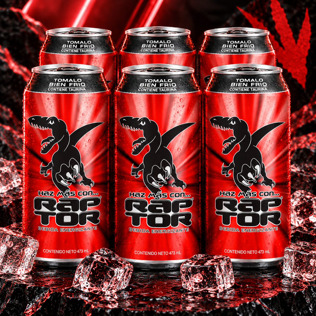 Raptor Energy Drink 16oz 473ml - Fruit Punch