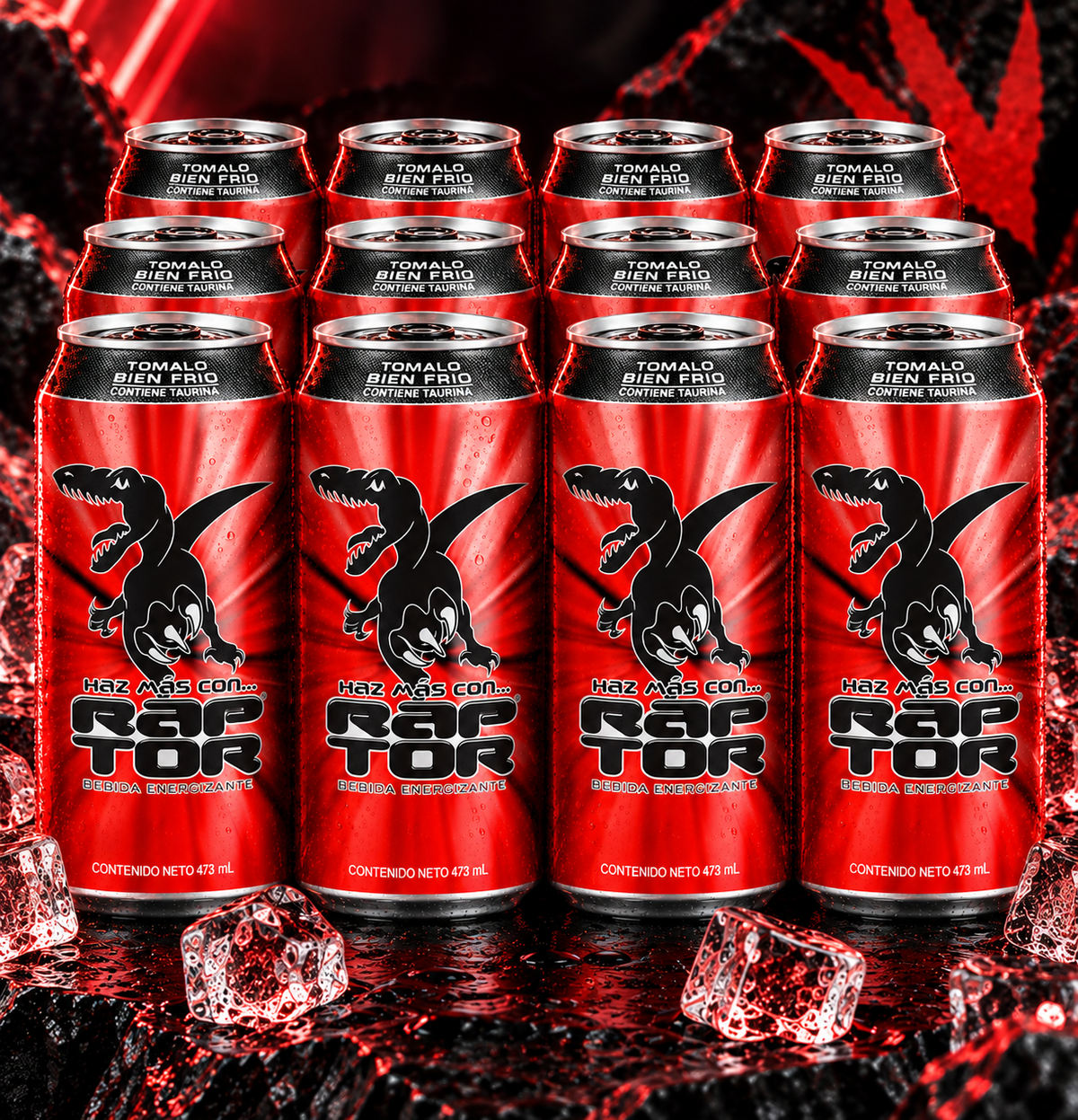 Raptor Energy Drink 16oz 473ml - Fruit Punch