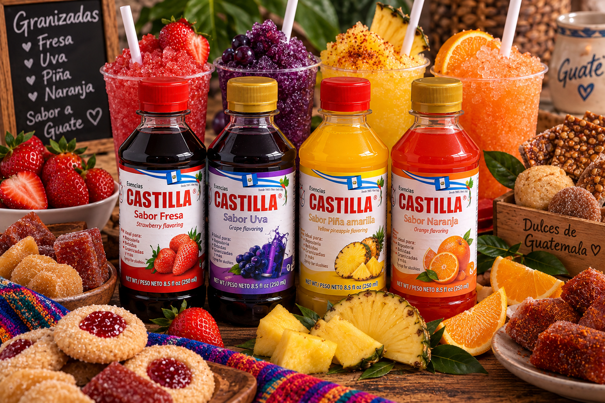 Castillas Sabor Tropical (Pack of 4)
