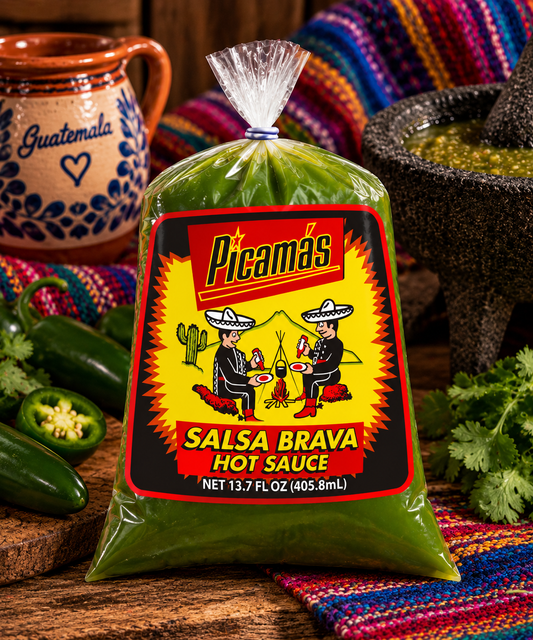 Green Hot Sauce Jumbo Bolsa