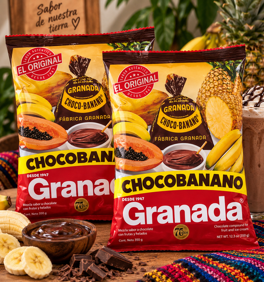 GRANADA - Chocolate Fondue Choco Banana 700g - (Pack of 2)