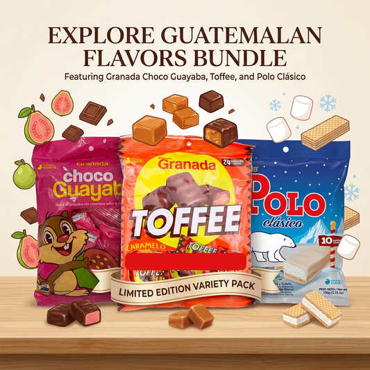 GRANADA Snack Trio - Polo Wafers, Guava Candy, Toffee Chocolate (Pack of 3)