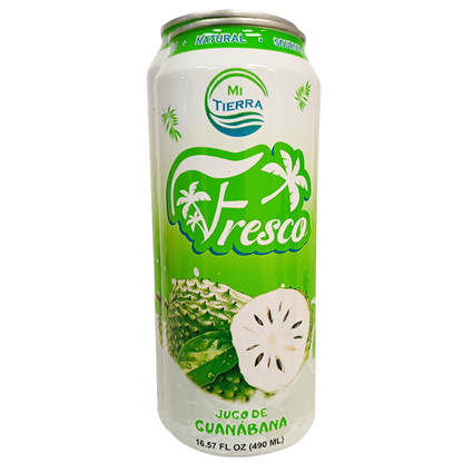 *NEW* Mi Tierra Natural Juices 16.57oz- Guanábana (3 Pack)