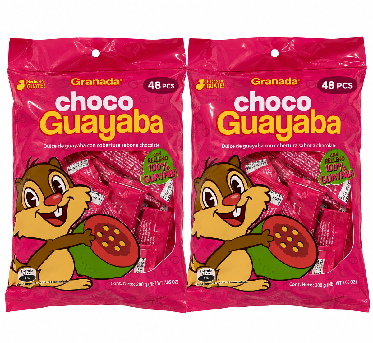 GRANADA Guayabitas Guava Candy 48pcs Each (Pack of 2)