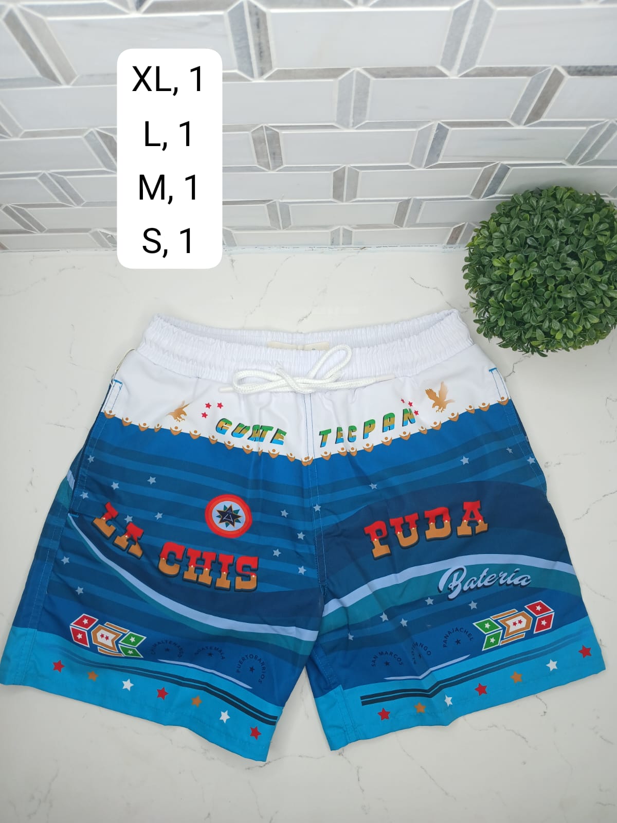 MUCHA - "La Chis" 100% Polyester Men's Swimsuit Shorts Trunks