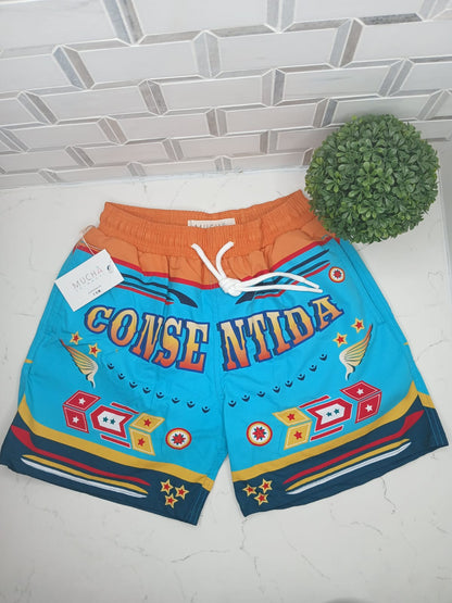 MUCHA - "Consendita" 100% Polyester Men's Swimsuit Shorts Trunks