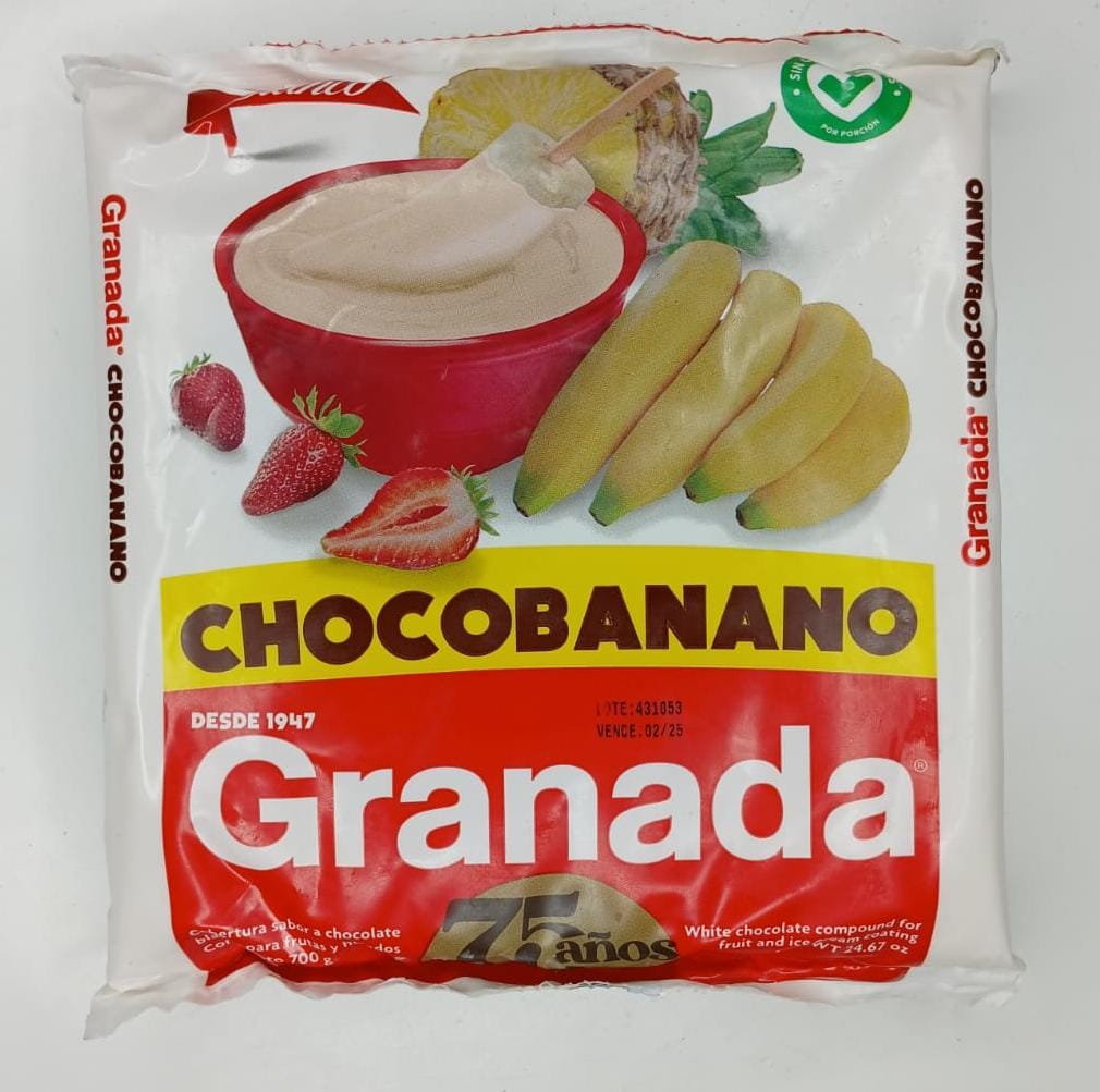 GRANADA - White Chocolate Fondue Choco Banana 700g - (Pack of 2)