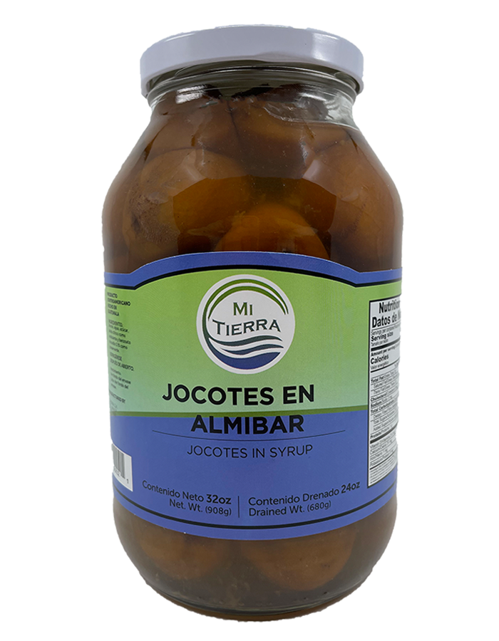 MI TIERRA - Jocotes in Syrup 32oz - Jocotes En Almibar - Pack of 2