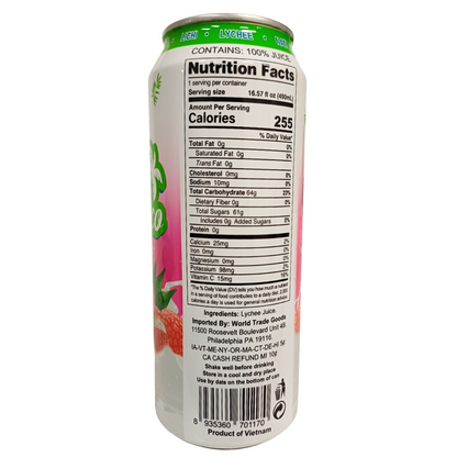*NEW* Mi Tierra Natural Juices 16.57oz- Lychee (3 Pack)