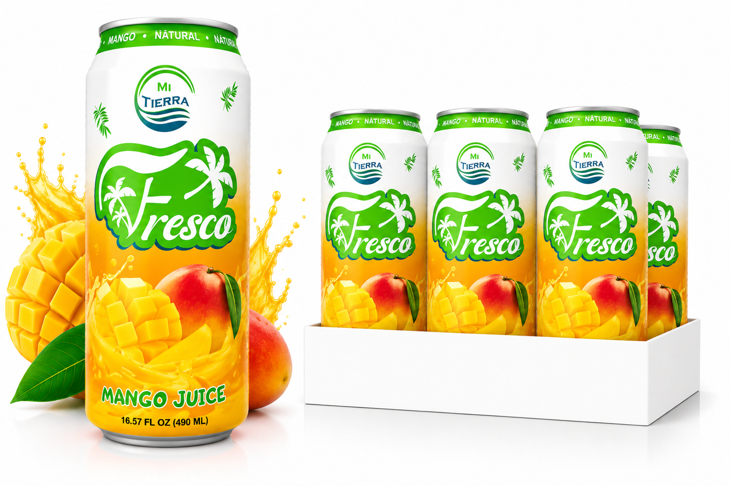 *NEW* Mi Tierra Natural Juices 16.57oz- Mango